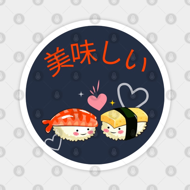 Delicious Sushi v1 Magnet by CLPDesignLab